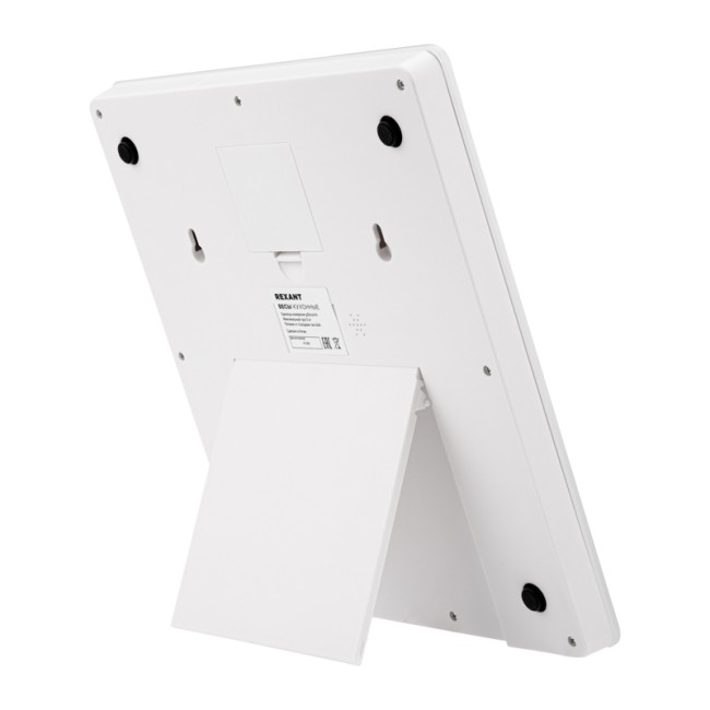 Весы кухонные электронные мультифункциональные, белые/стекло/до 5 кг REXANT