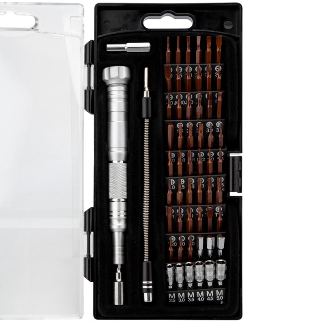 Набор отверток для точных работ 62 предмета KRANZ