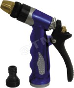 Пистолет для полива регулируемый, синий Профи 155 мм