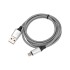 USB-Lightning кабель для iPhone/nylon/black-blue-yellow/1m/REXANT