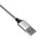 USB-Lightning кабель для iPhone/nylon/black-blue-yellow/1m/REXANT
