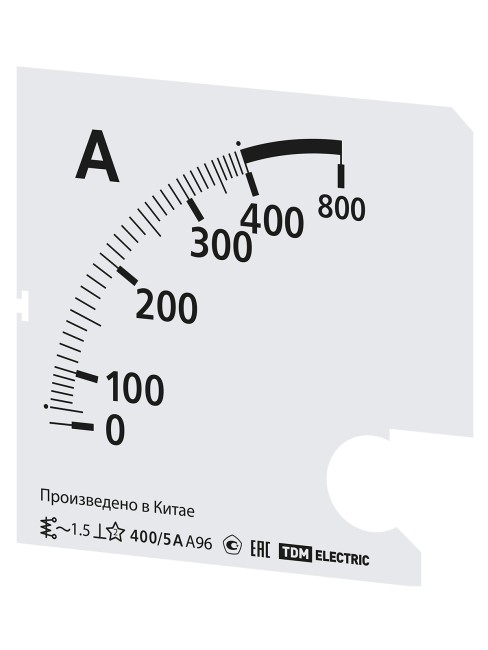 Шкала Ш96  400/5А-1,5 (для А96 Х/5А) TDM