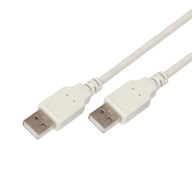Кабель USB (шт. USB A - шт. USB A) 3 метра, серый REXANT
