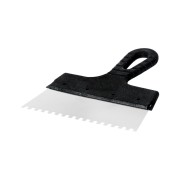 Шпатель фасадный REXANT 200 мм зуб 6х6 нержавеющая сталь, пластмассовая ручка Шпатель фасадный REXANT 200 мм зуб 6х6 нержавеющая сталь, пластмассовая ручка