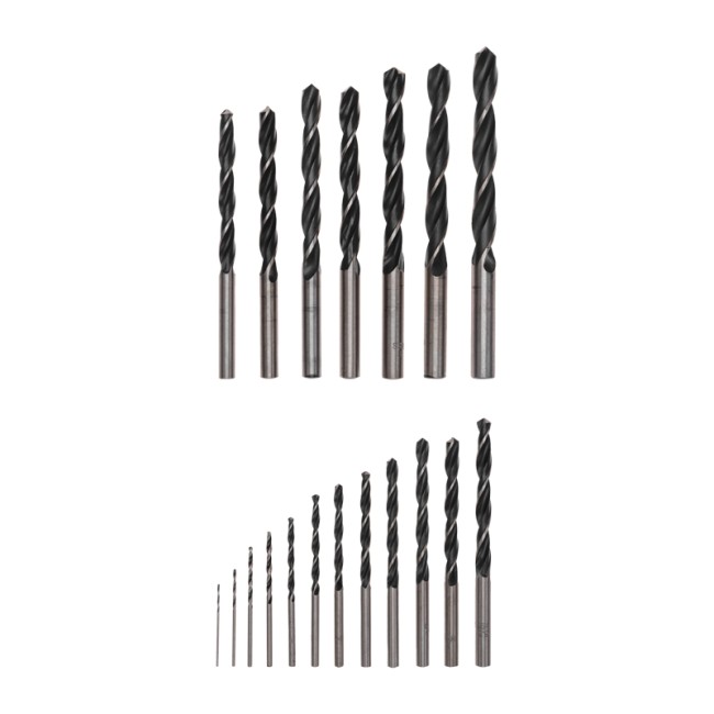 Набор сверл по металлу 1-10мм (через 0,5мм), 19 шт. HSS 4241 Ш/Х KRANZ