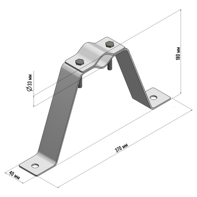 Кронштейн для мачты КРЫМ-1 REXANT