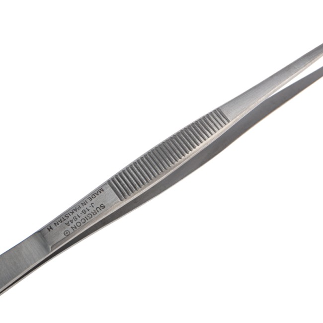 Пинцет прямой, рифленый 155мм ПРОФИ Пинцет прямой, рифленый 155мм ПРОФИ