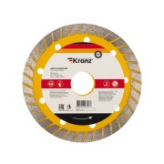 Диск алмазный отрезной Turbo 115x22,2x2,4x10мм KRANZ Диск алмазный отрезной Turbo 115x22,2x2,4x10мм KRANZ