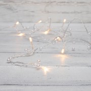 Гирлянда светодиодная Жемчужинки 1,5 м, 10 LED, прозрачный ПВХ, цвет свечения теплый белый, 2 х АА (батарейки не в комплекте) NEON-NIGHT Гирлянда светодиодная Жемчужинки 1,5 м, 10 LED, прозрачный ПВХ, цвет свечения теплый белый, 2 х АА (батарейки не в комплекте) NEON-NIGHT