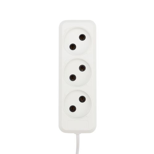 Удлинитель 3 гнезда, 1,5м, 2х0,75мм², б/з, белый REXANT Удлинитель 3 гнезда, 1,5м, 2х0,75мм², б/з, белый REXANT