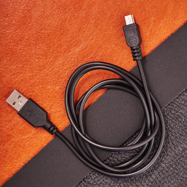 Кабель USB-mini USB/PVC/black/1m/REXANT