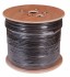 Кабель витая пара U/UTP, CAT 5, PE, 10PR, 24AWG, OUTDOOR, SOLID, черный, 305м, REXANT