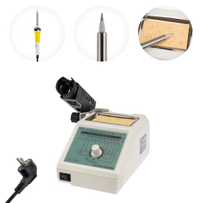 Паяльная станция с разрывом (150-420°С) 220В/48Вт (ZD-929B) (JTL-02) REXANT