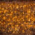 Гирлянда Светодиодный Дождь 2х3м, 600 LED ТЕПЛЫЙ БЕЛЫЙ, черный ПВХ, IP65, постоянное свечение, 230В соединяется NEON-NIGHT (нужен шнур питания 303-500)