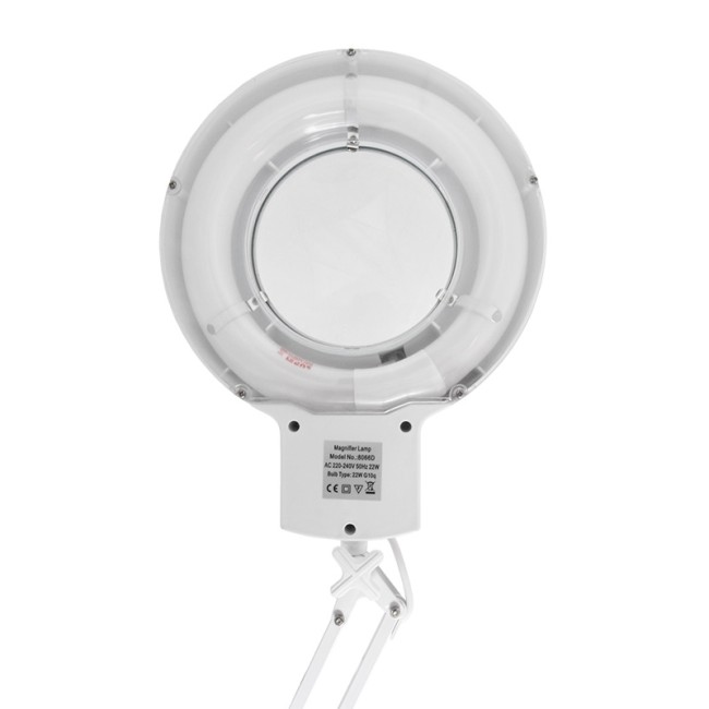 Лупа на струбцине круглая 5D с подсветкой, ø127мм, белая REXANT Лупа на струбцине круглая 5D с подсветкой, ø127мм, белая REXANT