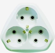 Розетка 3-м ОП РА10/16-833 16А IP20 с заземл. бел. Кунцево 5921 Розетка 3-м ОП РА10/16-833 16А IP20 с заземл. бел. Кунцево 5921