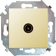 Розетка телевизионная одиночная TV СП Simon 15 винтов. зажим механизм сл. кость Simon 1591475-031 Розетка телевизионная одиночная TV СП Simon 15 винтов. зажим механизм сл. кость Simon 1591475-031