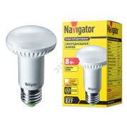 Лампа светодиодная зеркальная LED ЗК 8вт E27 R63 теплая