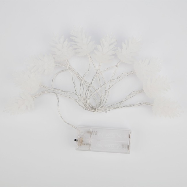 Гирлянда светодиодная Шишки 1,5 м, 10 LED, прозрачный ПВХ, цвет свечения теплый белый, 2 х АА (батарейки не в комплекте) NEON-NIGHT Гирлянда светодиодная Шишки 1,5 м, 10 LED, прозрачный ПВХ, цвет свечения теплый белый, 2 х АА (батарейки не в комплекте) NEON-NIGHT