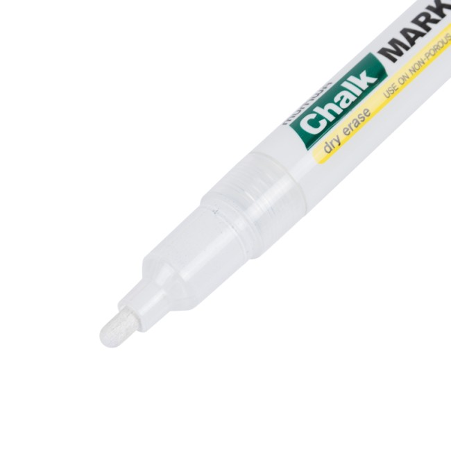 Маркер меловой Chalk Marker 3мм, спиртовая основа, белый MunHwa Маркер меловой Chalk Marker 3мм, спиртовая основа, белый MunHwa