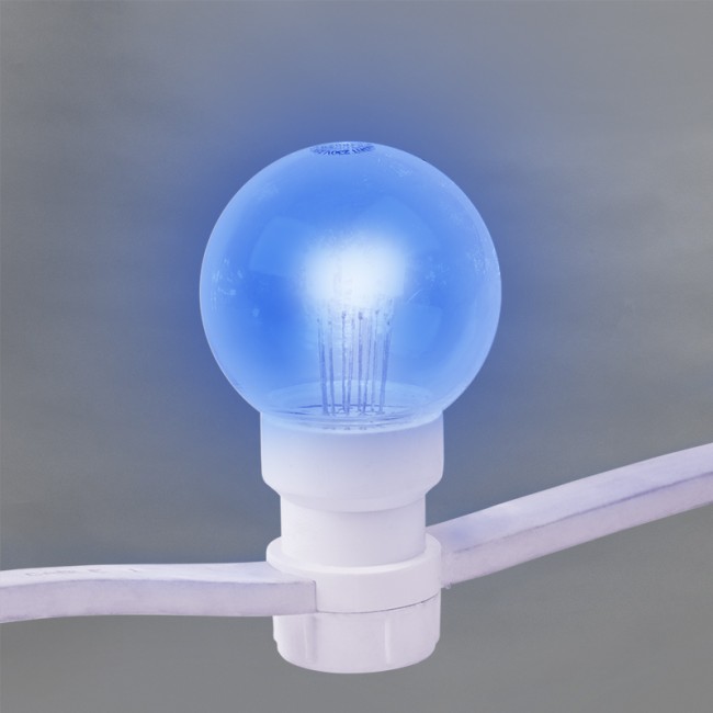 Набор Белт-Лайт 10 м, белый каучук, 30 ламп, цвет Синий, IP65, соединяется Набор Белт-Лайт 10 м, белый каучук, 30 ламп, цвет Синий, IP65, соединяется