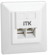 Внутренняя информационная розетка RJ45 кат. 6 UTP 2 порта