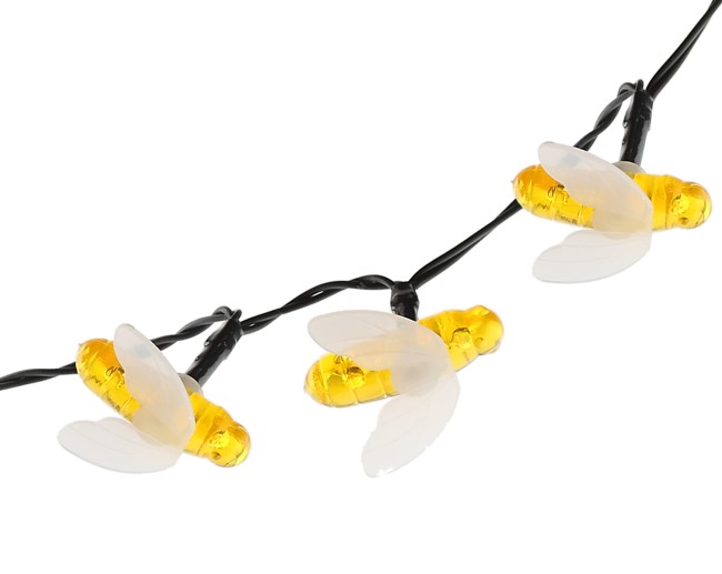 Садовая гирлянда Пчелки на солнечной батарее, 5,8 м ERASG024-03 ЭРА Садовая гирлянда Пчелки на солнечной батарее, 5,8 м ERASG024-03 ЭРА