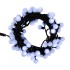 Гирлянда Мультишарики Ø23 мм, 10 м, 80 LED БЕЛЫЙ, черный ПВХ, IP65, постоянное свечение, 230В соединяется NEON-NIGHT