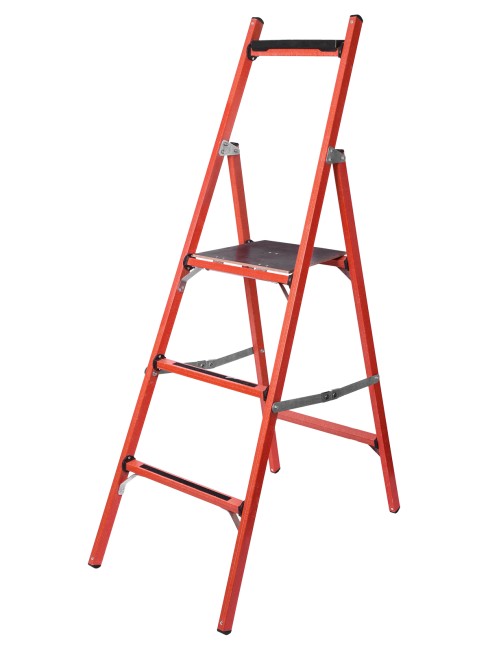 Стремянка диэлектрическая СД-1.0, 3 ступени, высота площадки 1 м, до 50 кВ, "ЭкспертЭлектрик" TDM Стремянка диэлектрическая СД-1.0, 3 ступени, высота площадки 1 м, до 50 кВ, "ЭкспертЭлектрик" TDM