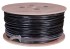 Кабель витая пара F/UTP, CAT 5, PE, 25PR, 24AWG, OUTDOOR, SOLID, черный, 305м, REXANT