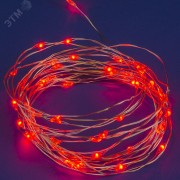 ULD-S1000-100/DTA/RC RGB IP44 Гирлянда светодиодная, 10м. 100 светодиодов. RGB свет. Пульт ДУ (в/к). Провод прозрачный. ТМ Uniel