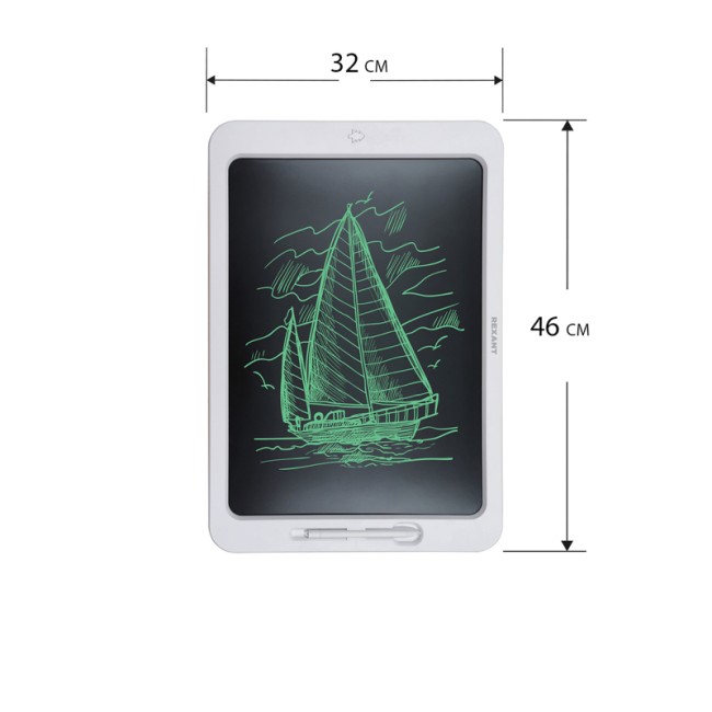 Электронный планшет для рисования 19 дюймов REXANT