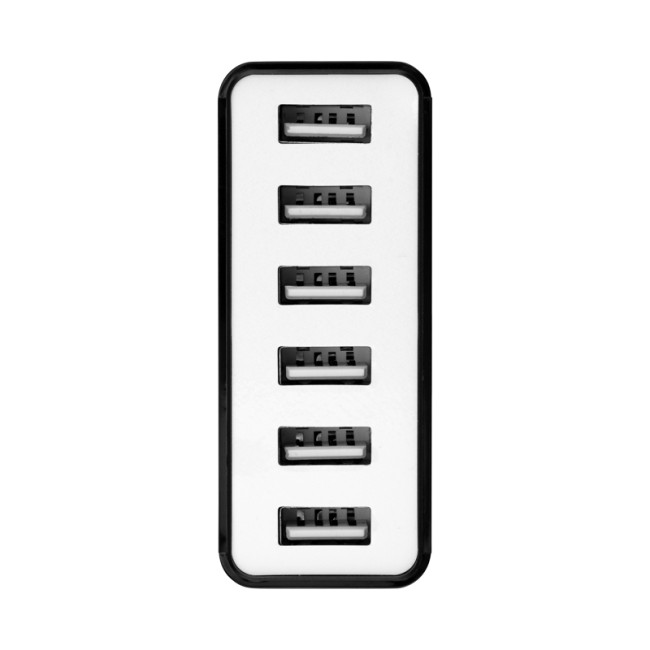 Сетевое зарядное устройство REXANT 6хUSB, 1000mA, черное Сетевое зарядное устройство REXANT 6хUSB, 1000mA, черное