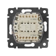 VALENA Переключатель одноклавишный промежуточный в рамку слоновая кость VALENA Переключатель одноклавишный промежуточный в рамку слоновая кость