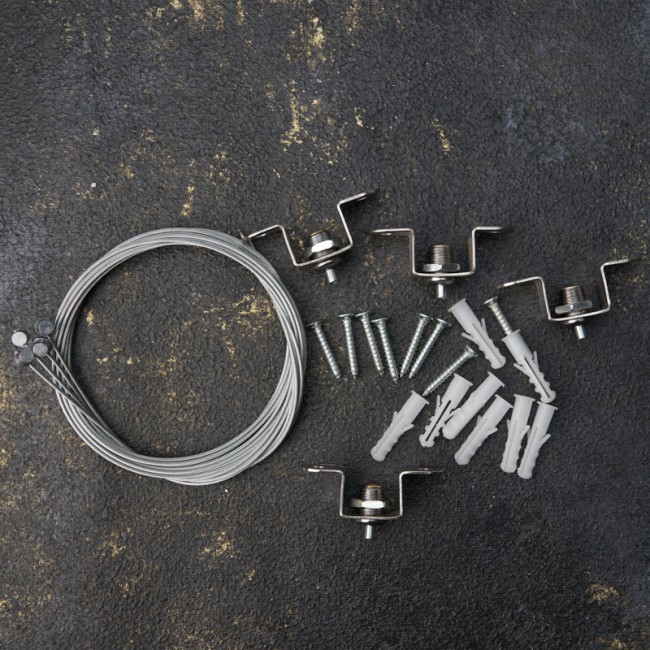 Комплект подвесных крепежей для светодиодных панелей № 1 REXANT Комплект подвесных крепежей для светодиодных панелей № 1 REXANT