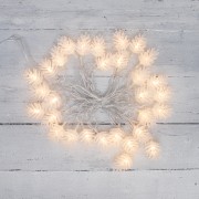 Гирлянда светодиодная Шишки 5 м, 30 LED, прозрачный ПВХ с контроллером, цвет свечения теплый белый NEON-NIGHT Гирлянда светодиодная Шишки 5 м, 30 LED, прозрачный ПВХ с контроллером, цвет свечения теплый белый NEON-NIGHT