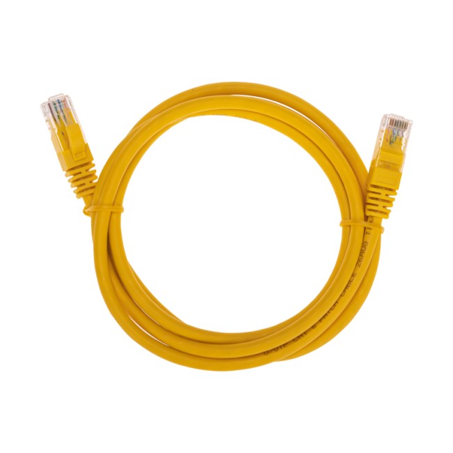 Патч-корд U/UTP CAT 6, RJ45-RJ45, 26AWG, LSZH, желтый, 1.5м REXANT