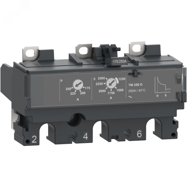 РАСЦЕПИТЕЛЬ NSX250 AC 3П3Т 160A TMD
