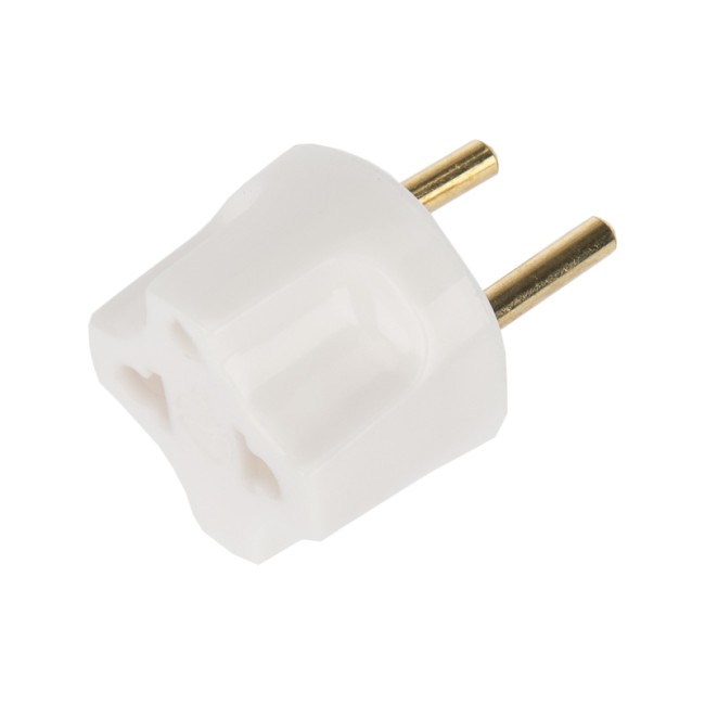 Адаптер сетевой (переходник) с Евро А/F на вилку С1 CEE 7/2 "Питер" 10А б/з белый PROconnect (пакет БОПП 1 шт/уп.) Адаптер сетевой (переходник) с Евро А/F на вилку С1 CEE 7/2 "Питер" 10А б/з белый PROconnect (пакет БОПП 1 шт/уп.)