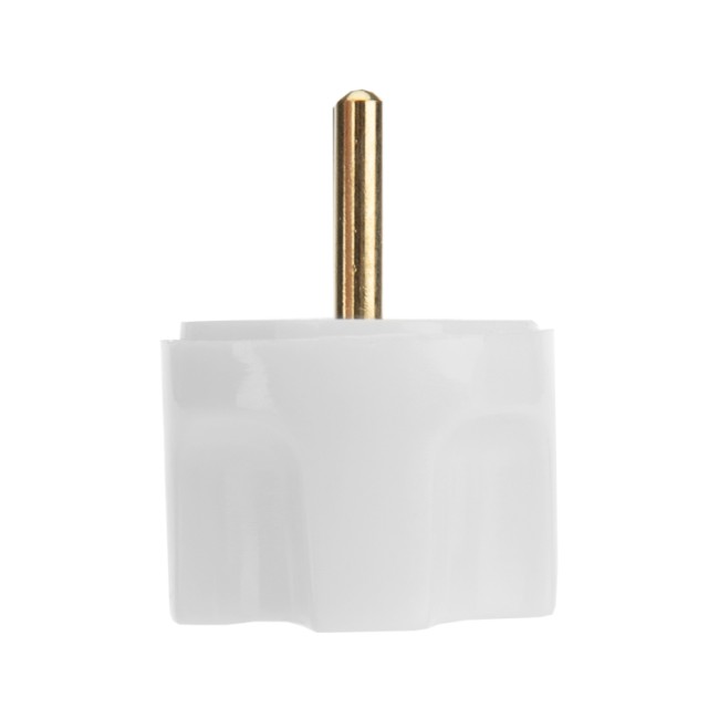 Адаптер сетевой (переходник) с Евро А/F на вилку С1 CEE 7/2 "Питер" 10А б/з белый PROconnect (пакет БОПП 1 шт/уп.) Адаптер сетевой (переходник) с Евро А/F на вилку С1 CEE 7/2 "Питер" 10А б/з белый PROconnect (пакет БОПП 1 шт/уп.)