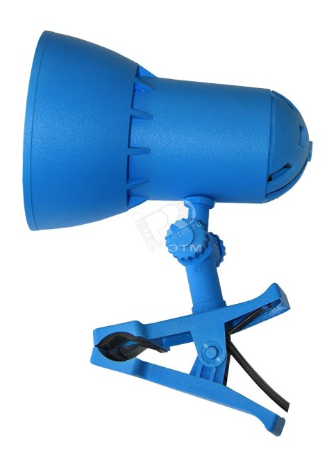 Светильник на прищепке Надежда 1-мини синяя лазурь40W без лампы