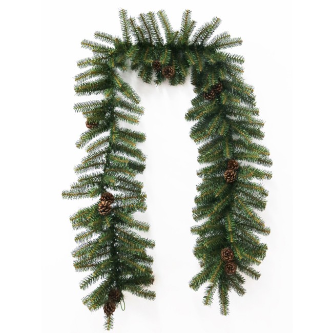 Еловый шлейф 2,7 м с шишками, объем 36 см Еловый шлейф 2,7 м с шишками, объем 36 см