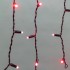 Гирлянда светодиодная Бахрома (Айсикл), 4,8х0,6м, 176 LED КРАСНЫЙ, черный ПВХ, IP65, постоянное свечение, 230В NEON-NIGHT (шнур питания в комплекте)