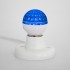 Лампа шар Е27 10 LED Ø50мм синяя 24В (постоянное напряжение)