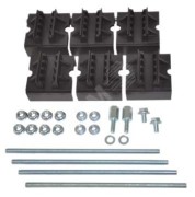 Набор держателей для шин толщиной 10мм 1 шина на полюс (3 полюса)