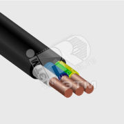 Кабель силовой ВВГнг(А)-LS 3х4-0.660 плоский одн опроволочный ТРТС Кабель силовой ВВГнг(А)-LS 3х4-0.660 плоский одн опроволочный ТРТС