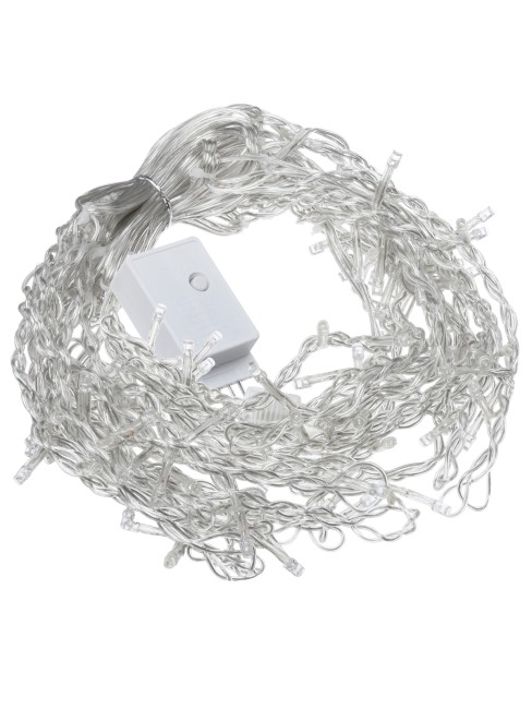 Гирлянда новогодняя "Бахрома" 2,5х0,6 м, белый свет, 8 режимов, наружное использование, IP44, TDM Гирлянда новогодняя "Бахрома" 2,5х0,6 м, белый свет, 8 режимов, наружное использование, IP44, TDM