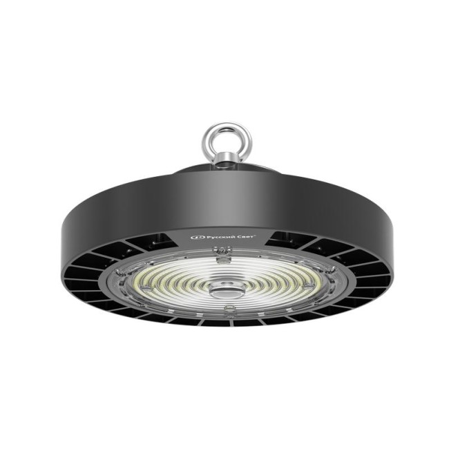 Светильник светодиодный ДСП IB 10 S 150W VW 850 BK D298xH112мм 150Вт 5000К IP65 High Bay подвес черн. Русский Свет 16091023047