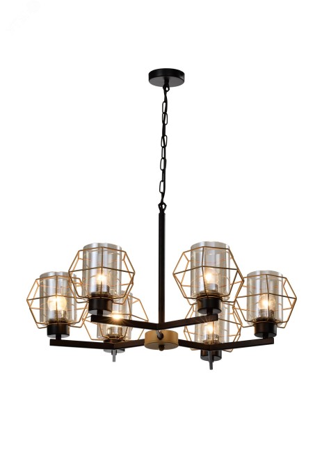 Люстра  Rivoli Gabriele 5025-206 6 х Е27 40 Вт лофт - кантри