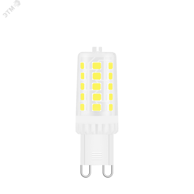Лампа светодиодная LED 3 Вт 240 Лм 3000К теплая G9 пластик AC 220-240 В капсула Elementary Gauss